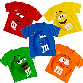 m&m tee shirt